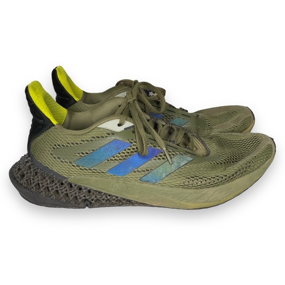 Adidas 4DFWD Pulse Focus Olive Green Running Sneaker Q46219 Men’s size 13 - Picture 1 of 8